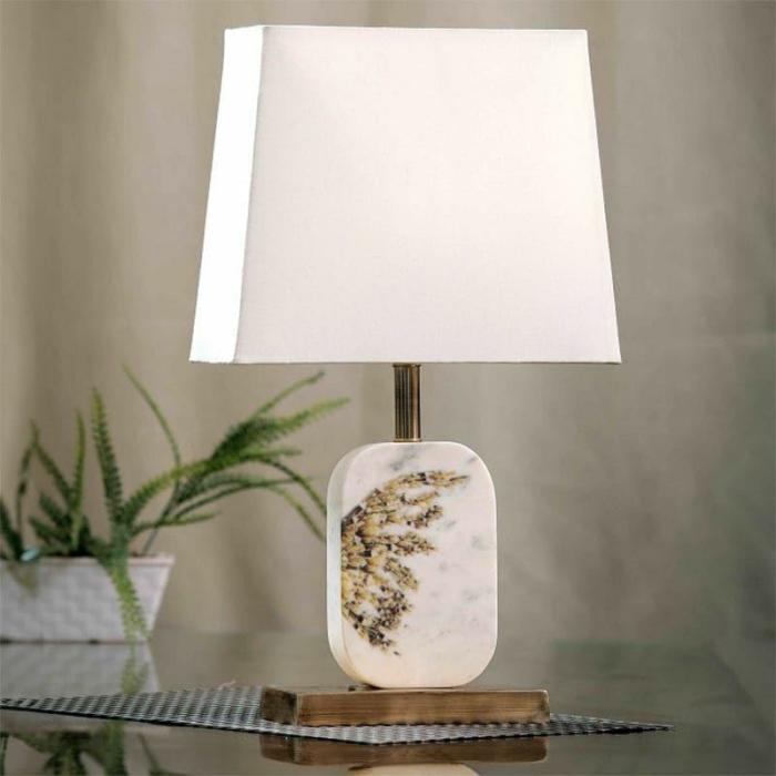 Winged Marble & Brass Base Table Lamp  |   Table Lamps Lamps & Lighting Table Lamps