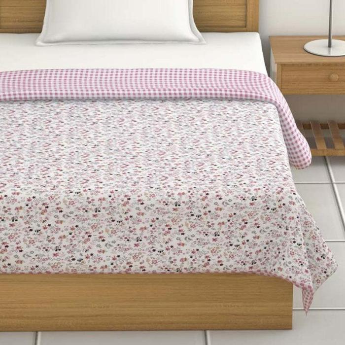 Wispy Blooms Reversible Dohar  |   Dohars, Razai & Blankets Bedding Dohars, Razai & Blankets