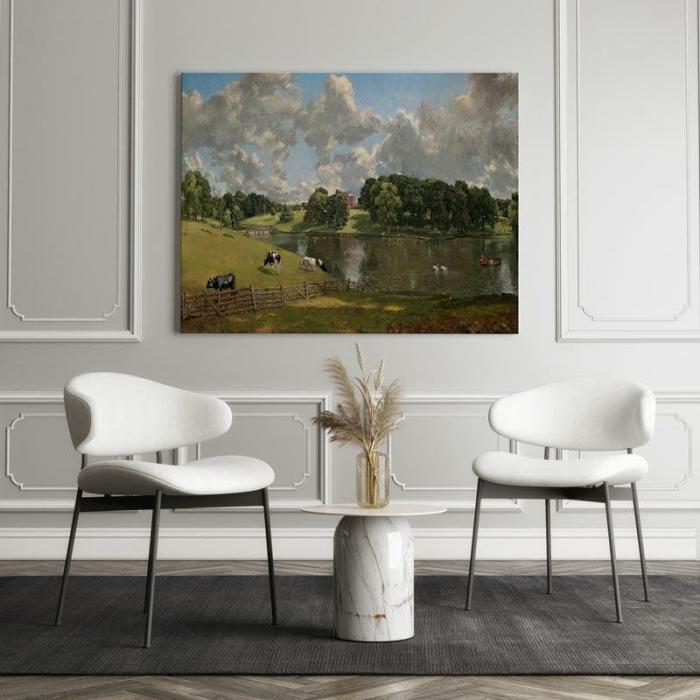 Wivenhoe Park Painting  |   Wall Art & Paintings Wall Art & Paintings Green, Blue