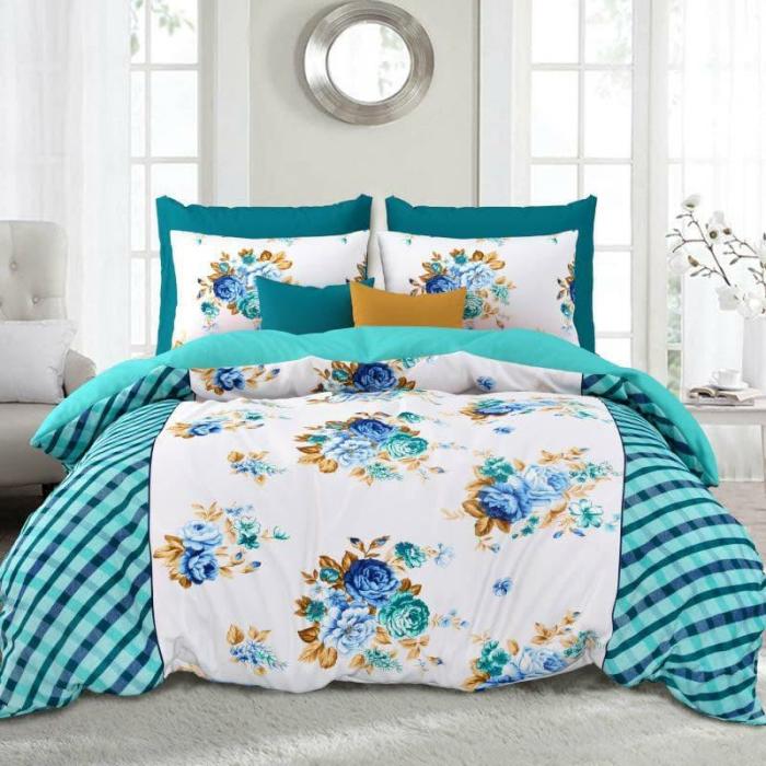 Zari Floral Bedsheet  |   Floral Bedsheets Bedsheets Floral Bedsheets