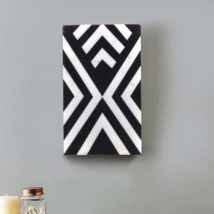 Zebra Maze Wall Accent  |   Wall Accents Wall Accents Black, White