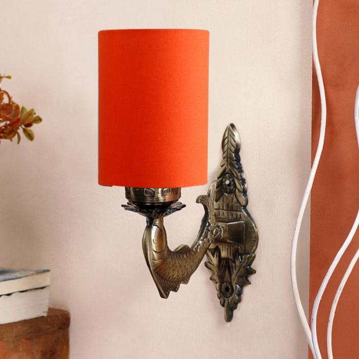 Ziada Stiva Cylindrical Wall Lamp  |   Wall Lamps Lamps & Lighting Orange