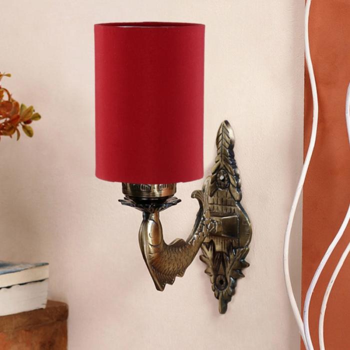 Ziada Stiva Cylindrical Wall Lamp  |   Wall Lamps Lamps & Lighting Red