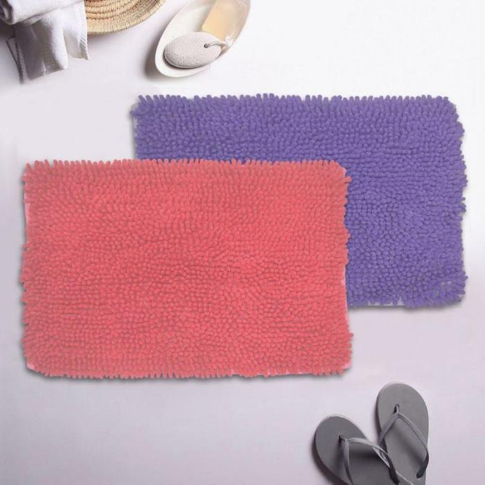 Zora Anti Slip Bathmat – Set Of Two  |   Bath Mats Bath Linens Bath Mats