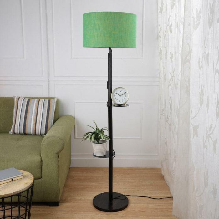 Zuri Musa Floor Lamp With Shelf  |   Floor Lamps Floor Lamps Floor Lamps