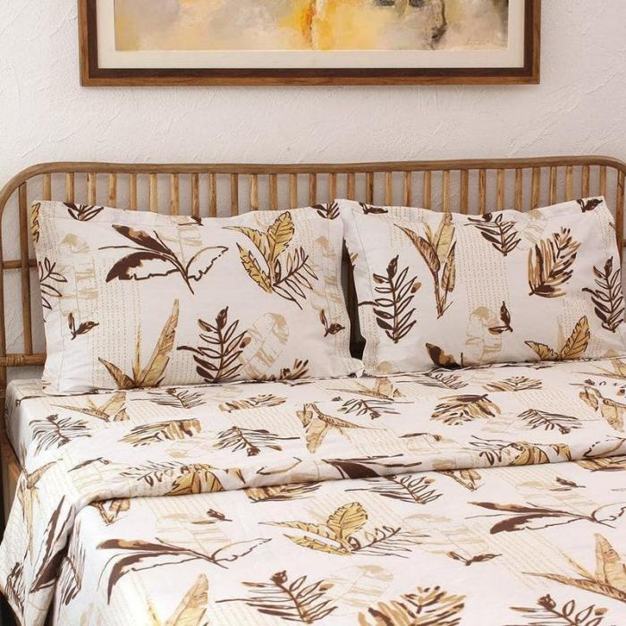 Autumn Scribbles Dohar  |   Dohars, Razai & Blankets Bedding Brown