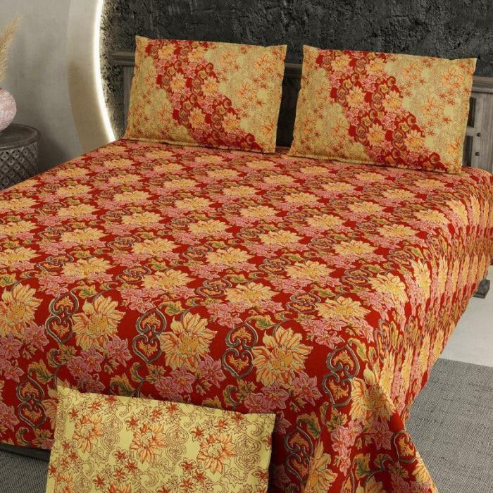 Runa Floral Bedsheet  |   Floral Bedsheets Bedsheets Floral Bedsheets