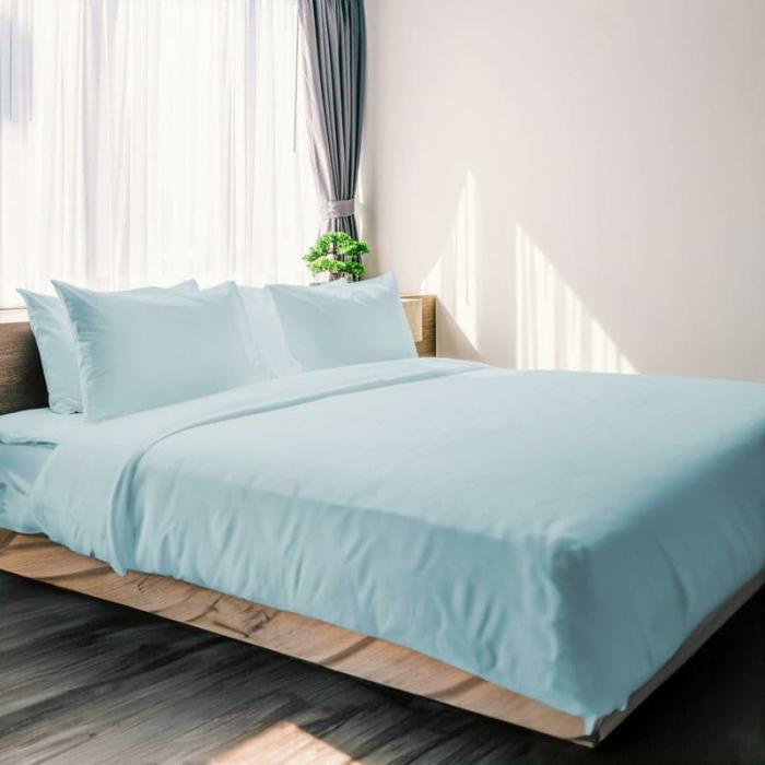 Zuma Solid Bedsheet  |   Solid Bedsheets Bedsheets Blue