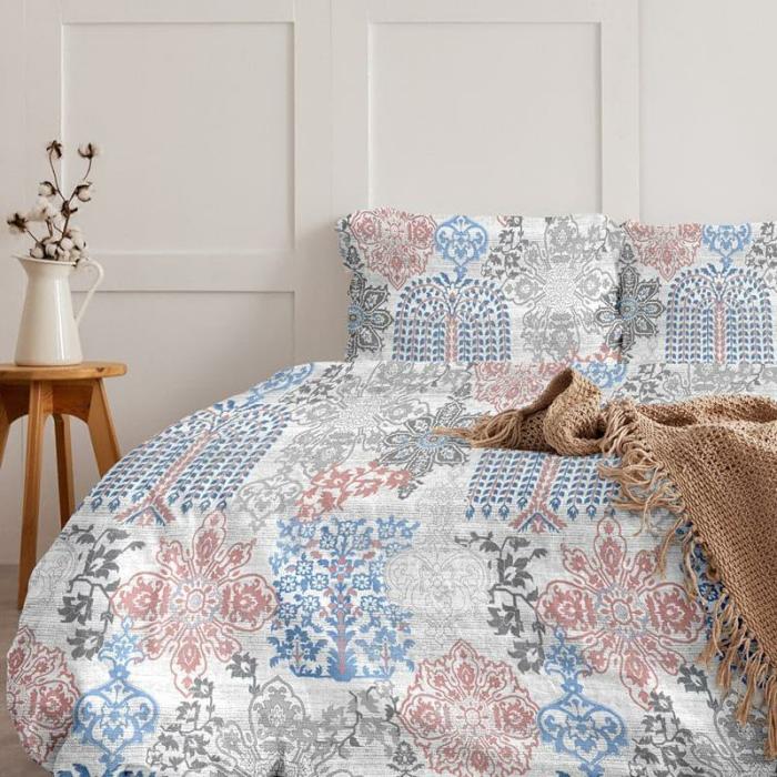 Duna Boheme Floral Bedsheet  |   Floral Bedsheets Bedsheets Blue, Pink