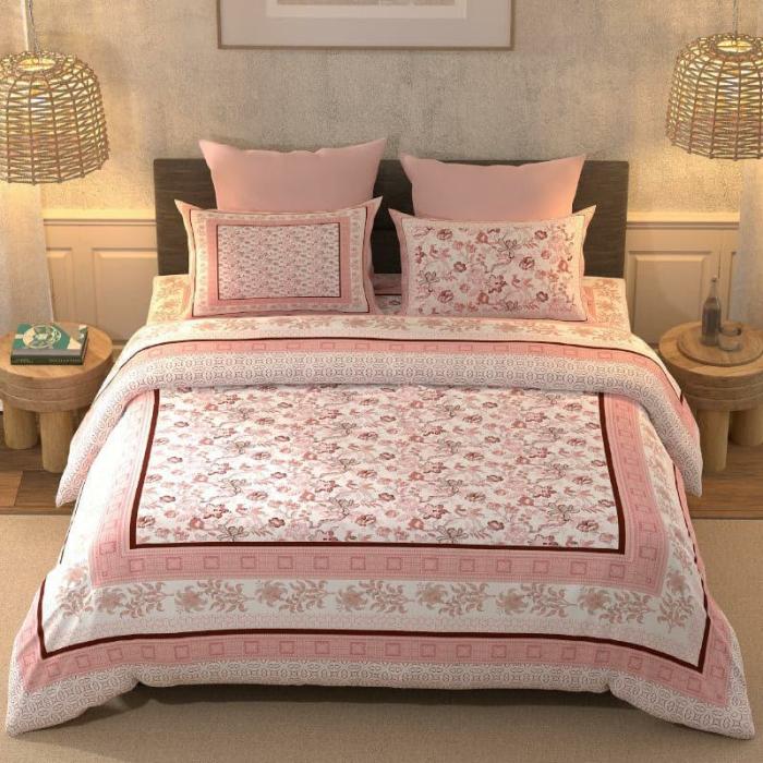 Suhan Ethnic Bedsheet  |   Floral Bedsheets Bedsheets Floral Bedsheets