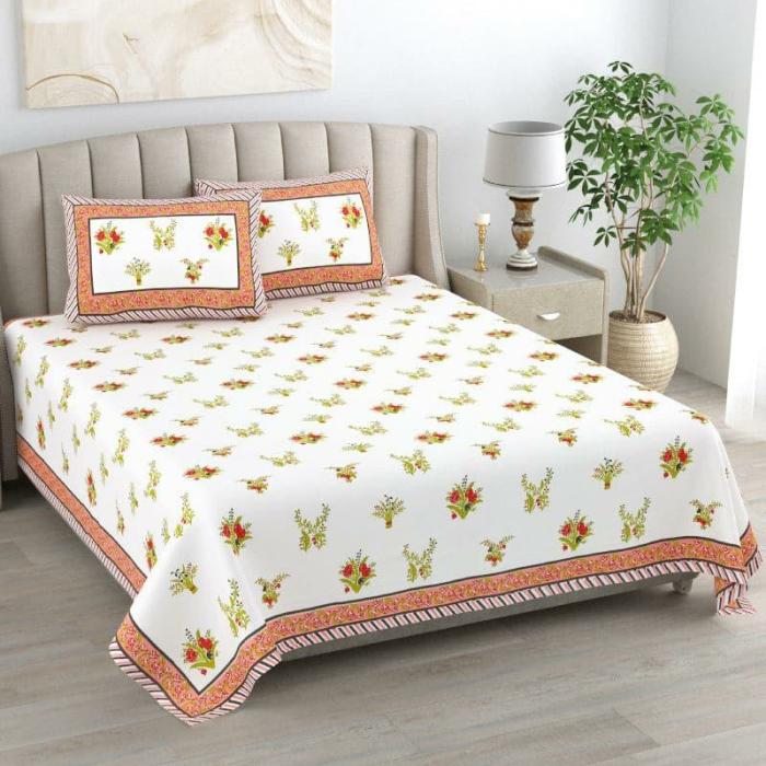 Bethany Printed Bedsheet  |   Floral Bedsheets Bedsheets Floral Bedsheets