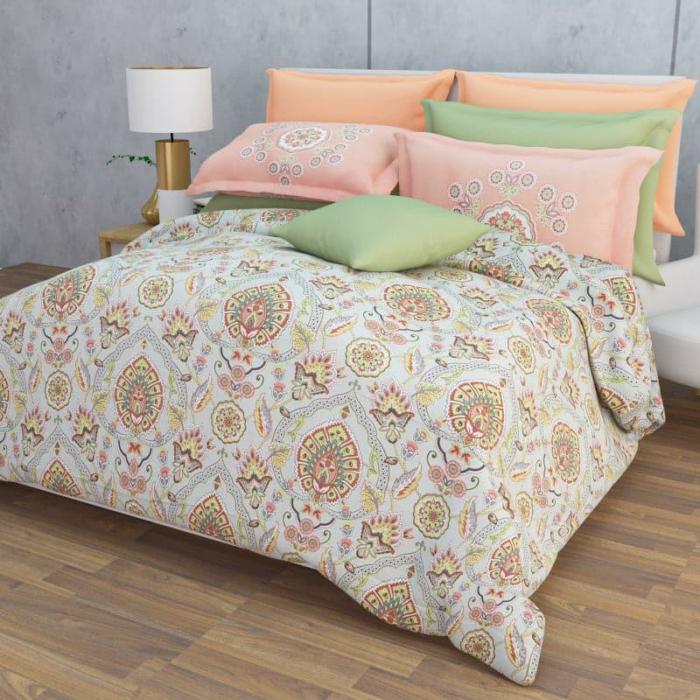 Serene Soft Floral Bedsheet  |   Floral Bedsheets Bedsheets Brown