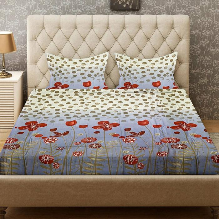 Tushara Floral Bedsheet  |   Floral Bedsheets Bedsheets Floral Bedsheets