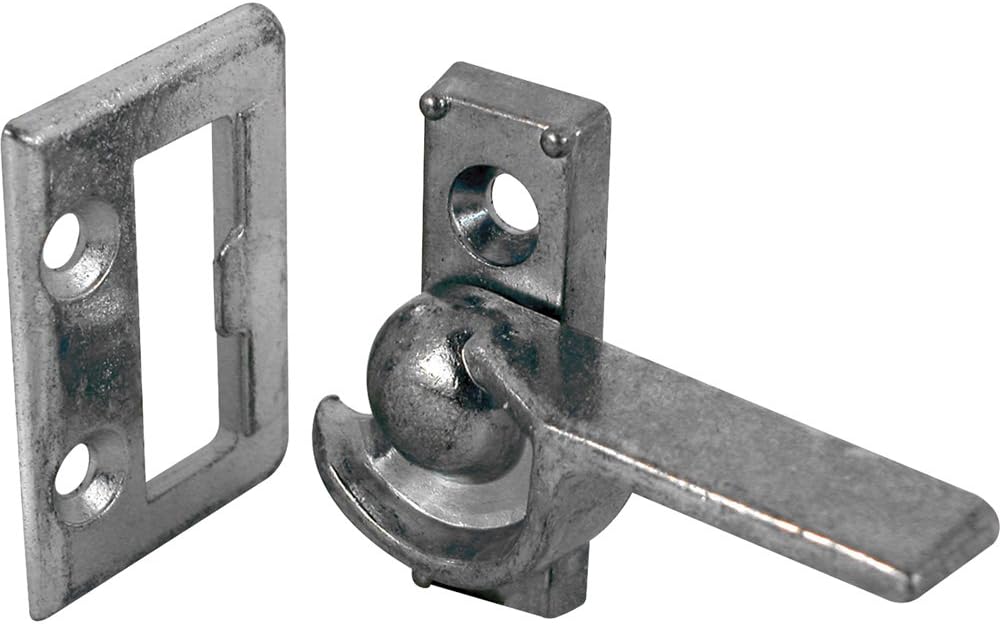 123$$F 2510 Zinc Diecast Left-Handed Sliding Window Cam Latch, 2-Pack Window Hardware