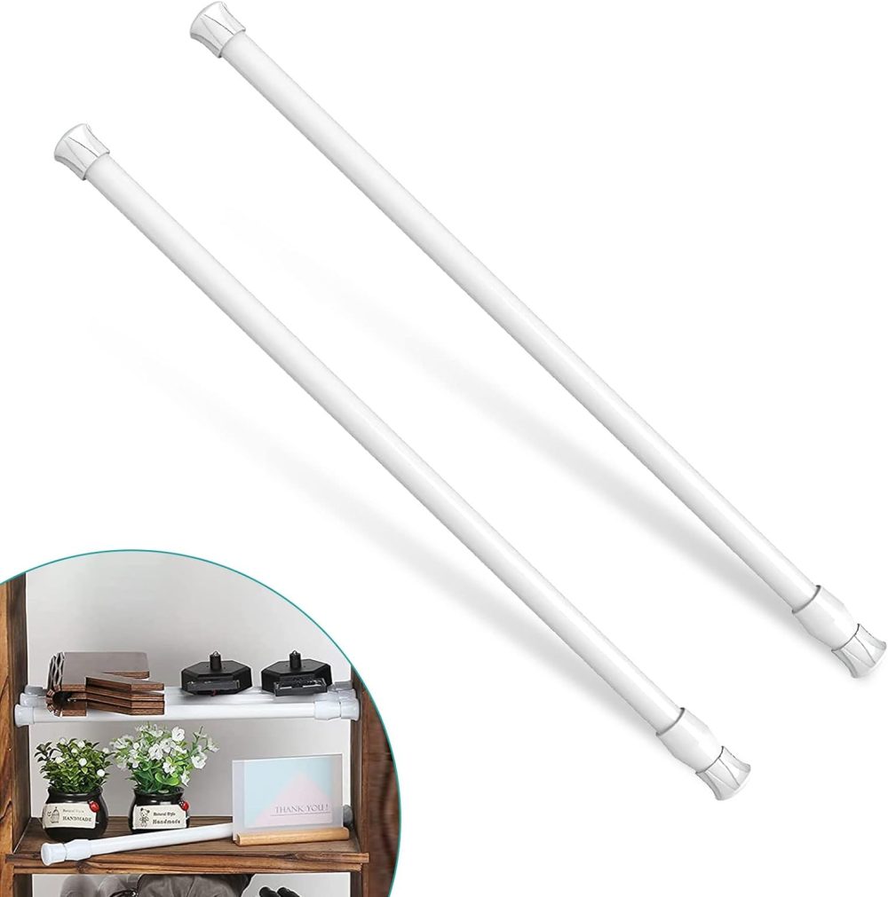 123$$2 Pack Window Security Bar, Window Safety Bars, Adjustable Sliding Glass Door Lock, Window Lock Bar For Children Home, Extends From 15.8-27.6 Inches (White) Window Hardware