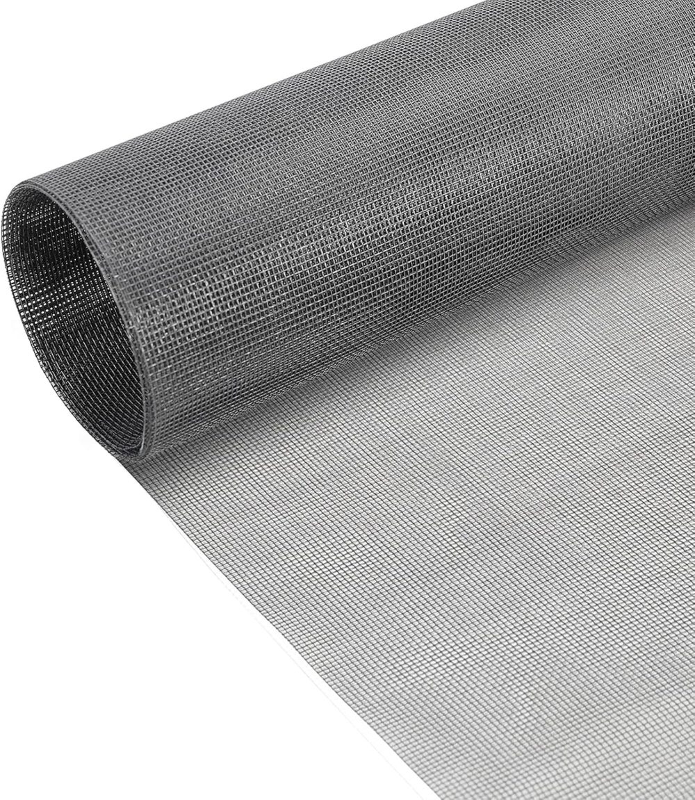 123$$Window Screen Mesh 59X118‘’ Grey Diy Screen Door Mesh For Window Patio Porch Replancement Screen Window Hardware