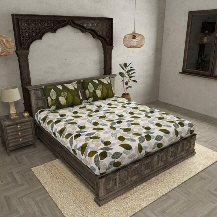 Moira Nature Bedsheet  |   Geometric Bedsheets Bedsheets Geometric Bedsheets