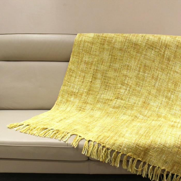 Ashae Acrylic Woven Throw  |   Throws Furnishings Throws